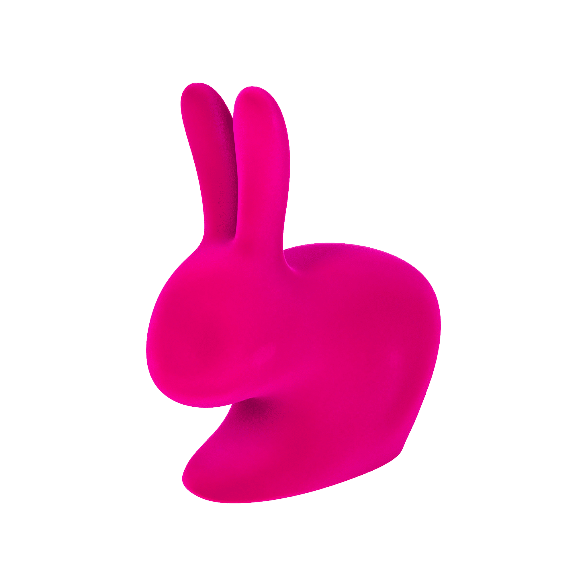 Fermaporta / reggilibri  modello Rabbit XS Velvet Fuxia -QEEBOO