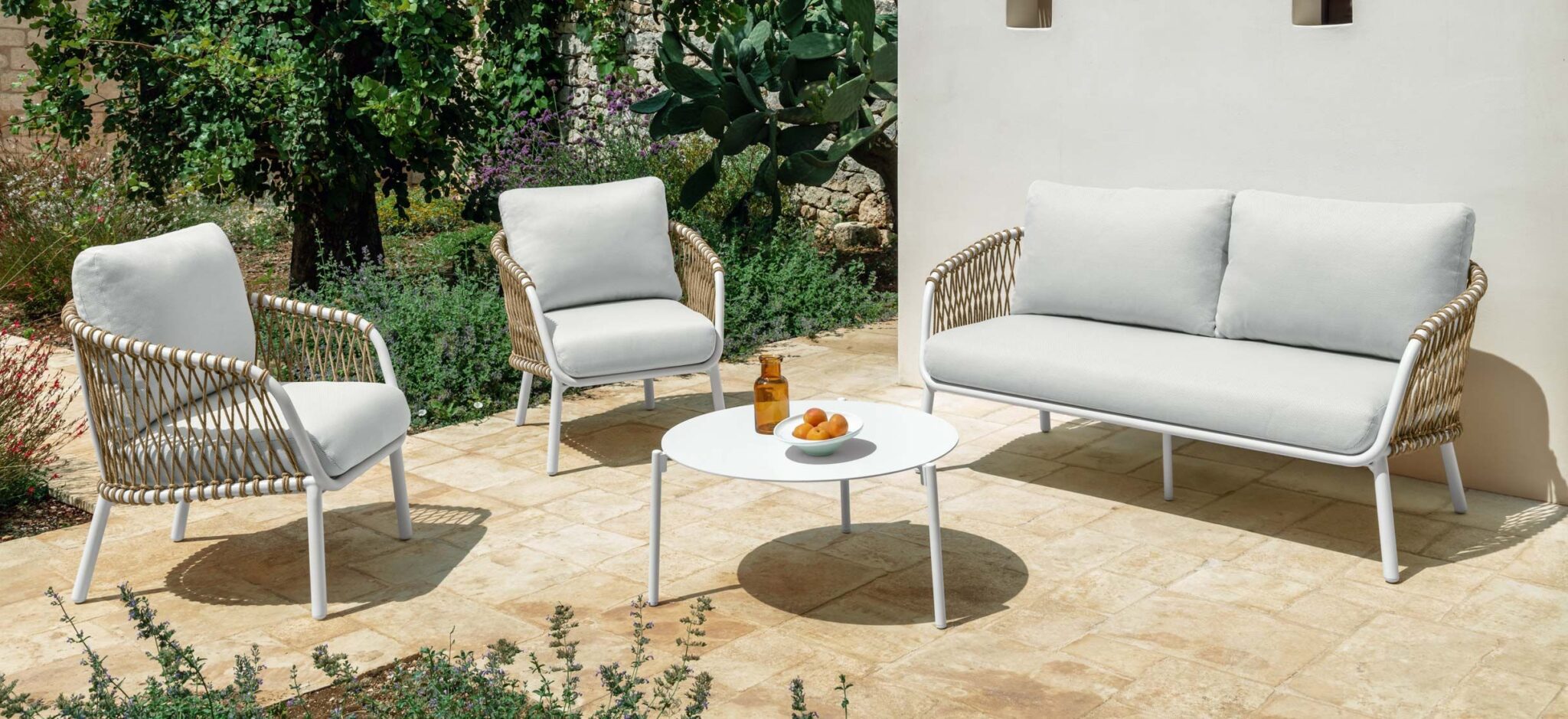 Abel Set da giardino Talenti Outdoor | Set da giardino design in alluminio e tessuto