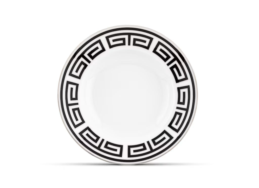 Piatto Fondo Nero Labirinto-Ginori