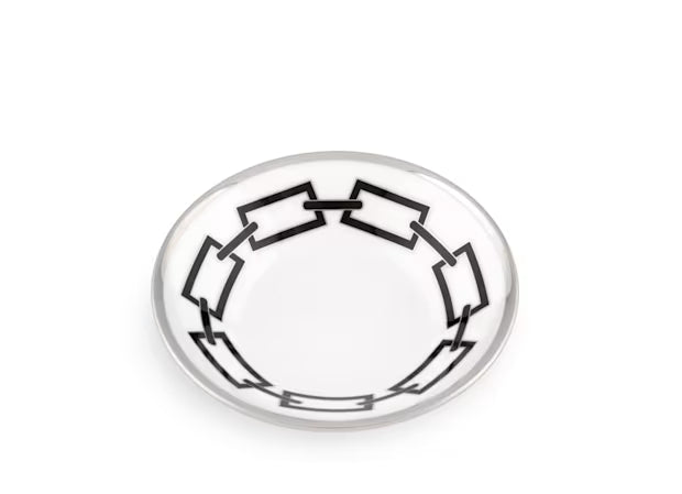 Piatto da Caffè Nero Catene-Ginori