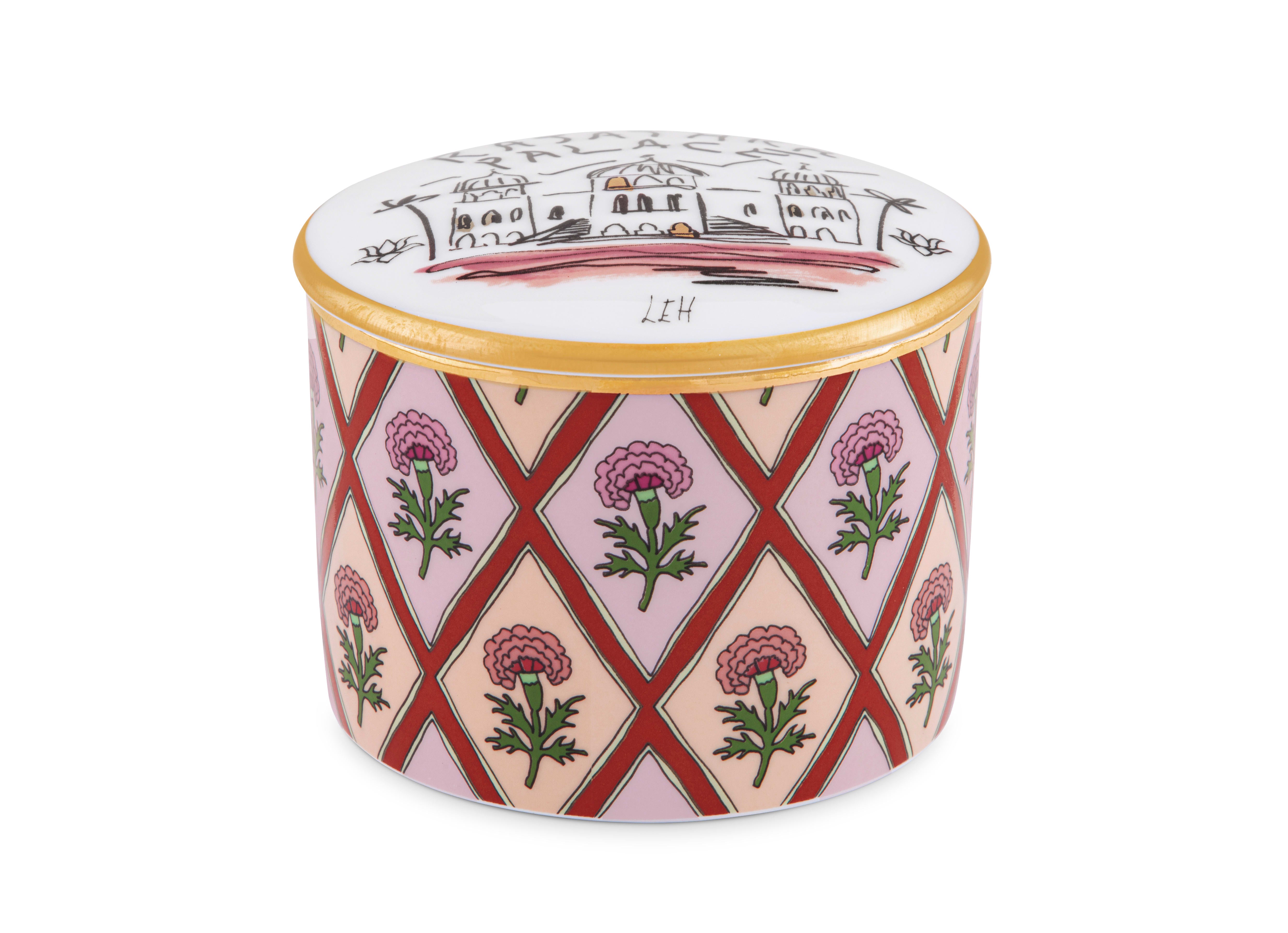 SCATOLA PORTAGIOIE RAJATHRA PALACE Profumi Luchino-Ginori