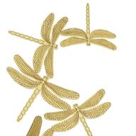 Frutteti Centrotavola Libellule foglia oro-Opinion Ciatti