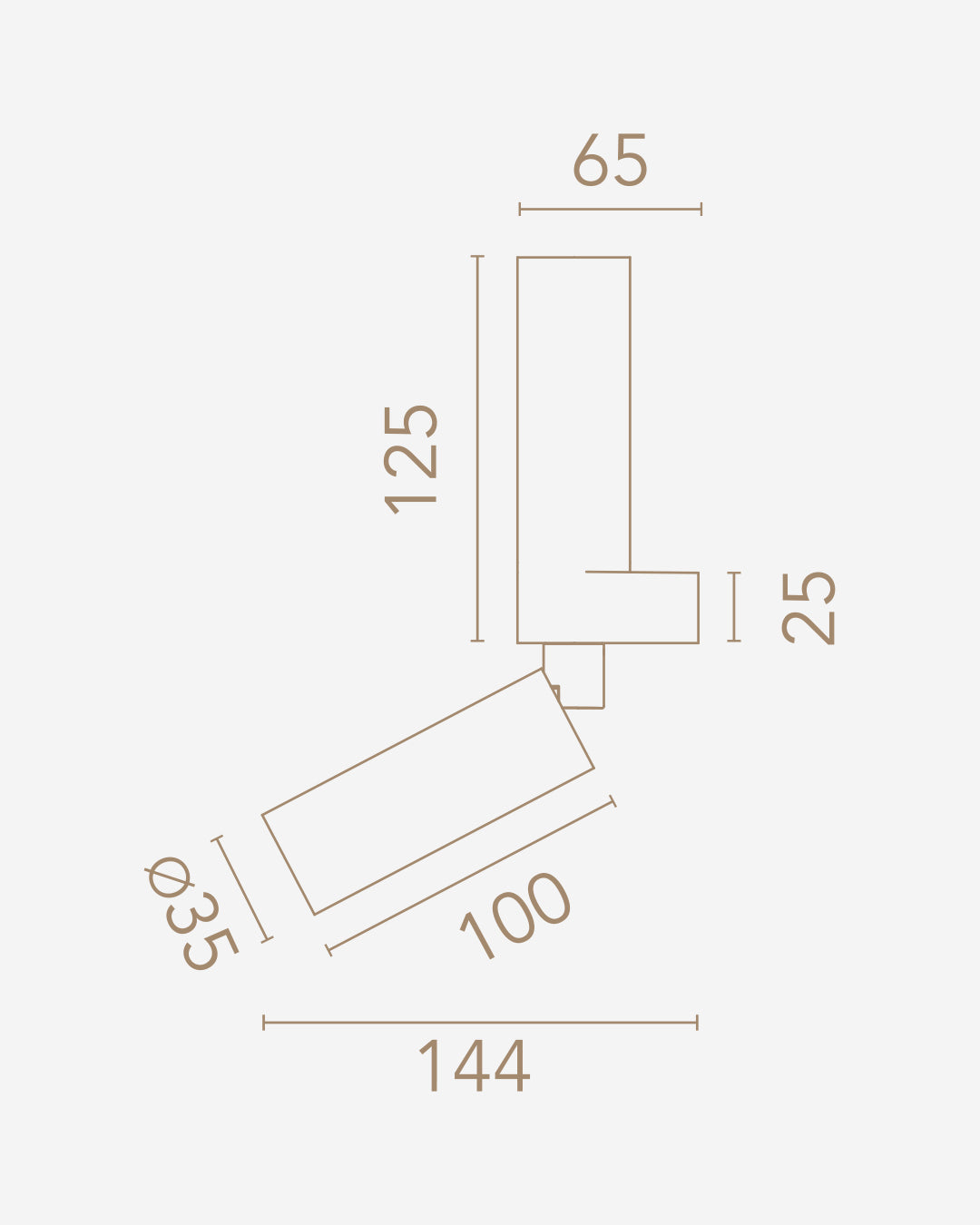 Lampada  Applique Modello C1 Double Spot Wall -Flos