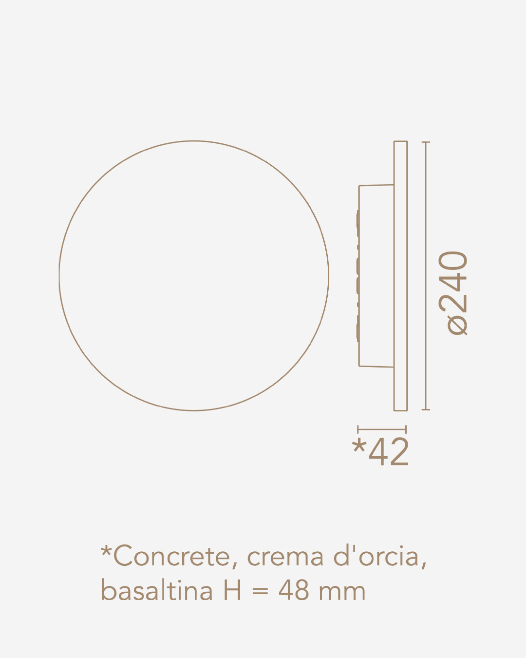 Lampada Sospensione Modello Camouflage  spessore 42 cm-Flos