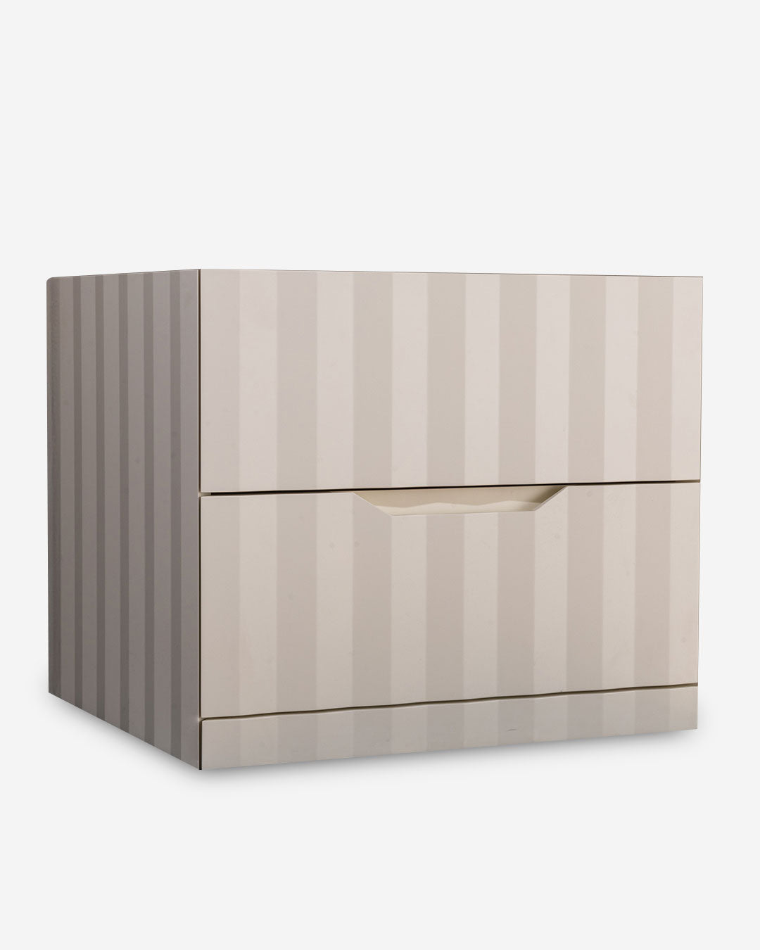 Two-drawer bedside table, Hug model - Masterpiece