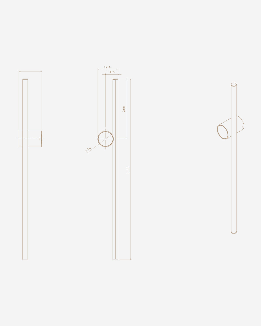 Lampada Applique Modello  Coordinates Wall 1 -Flos