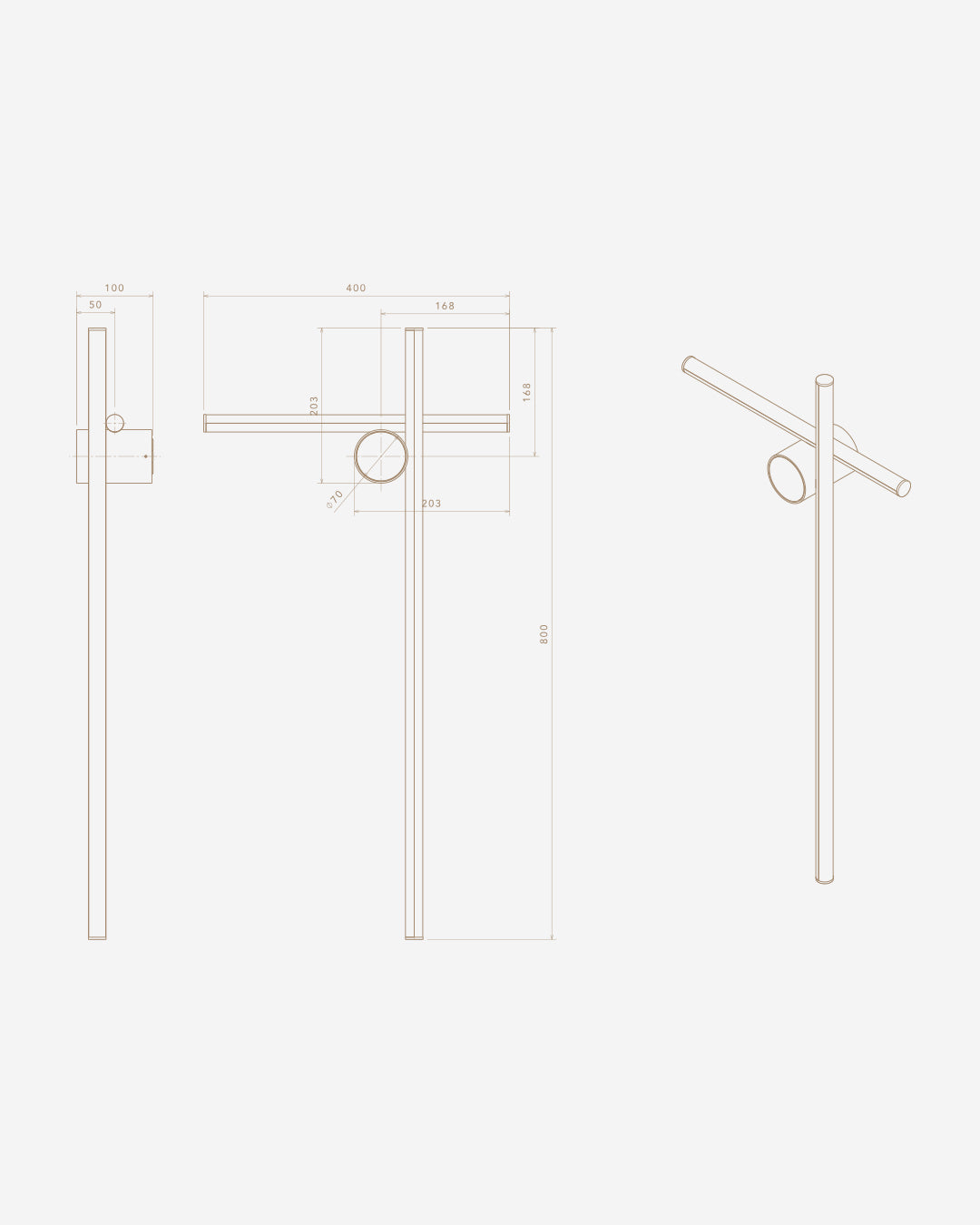 Lampada Sospensione Modello Coordinates Wall 2 -Flos