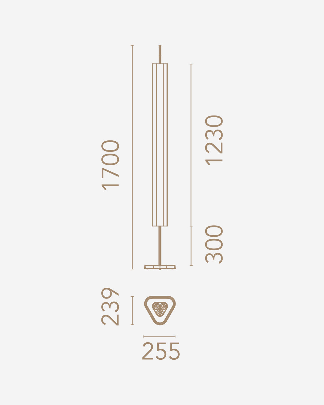 lampada da terra modello Emi Floor -Flos
