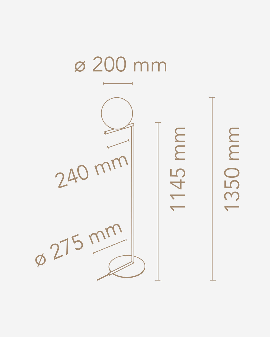 Lampada da terra - modello ICF1 EU Anniversary - Flos