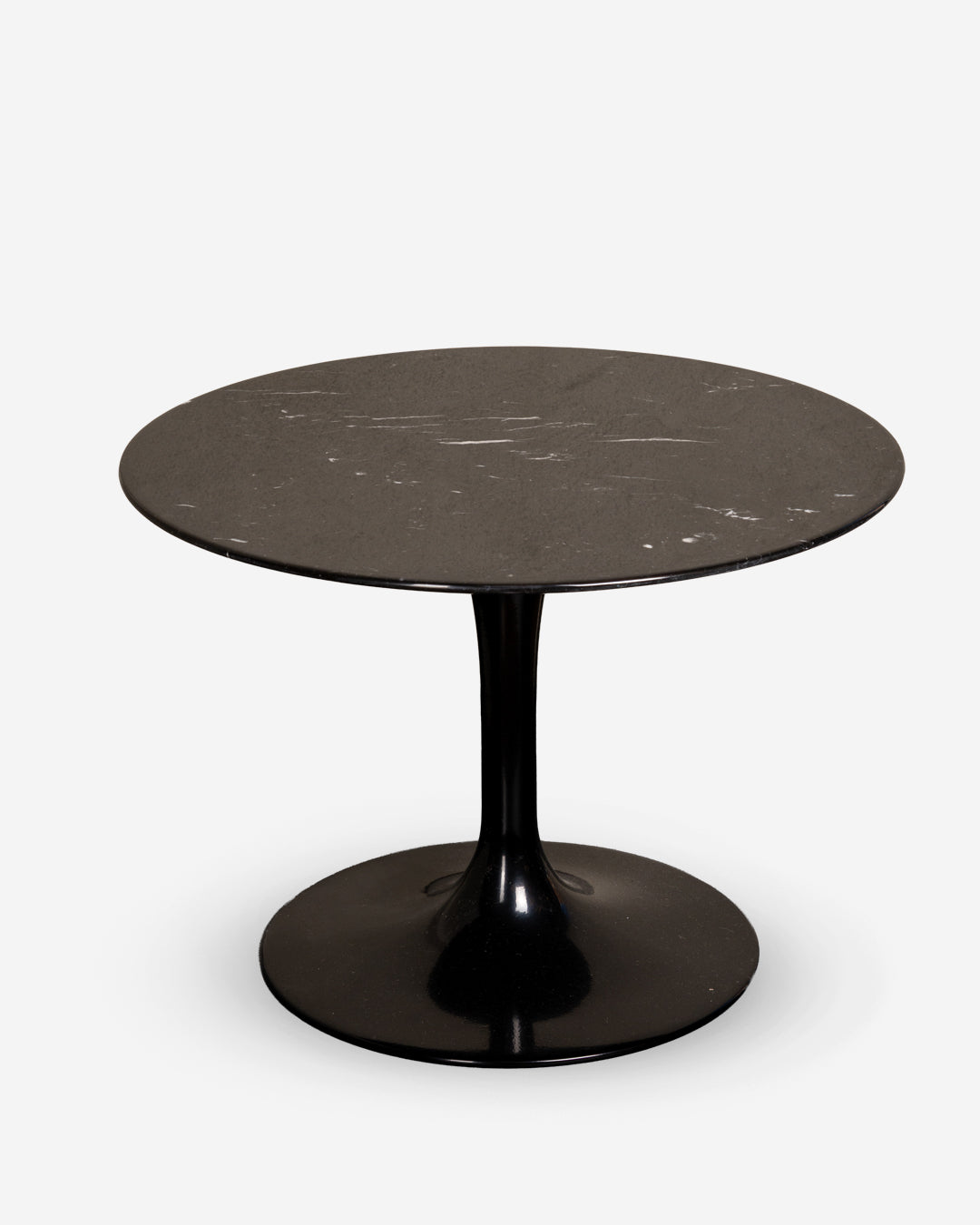 Knoll Tulip Coffee Table with Black Marquinia Base