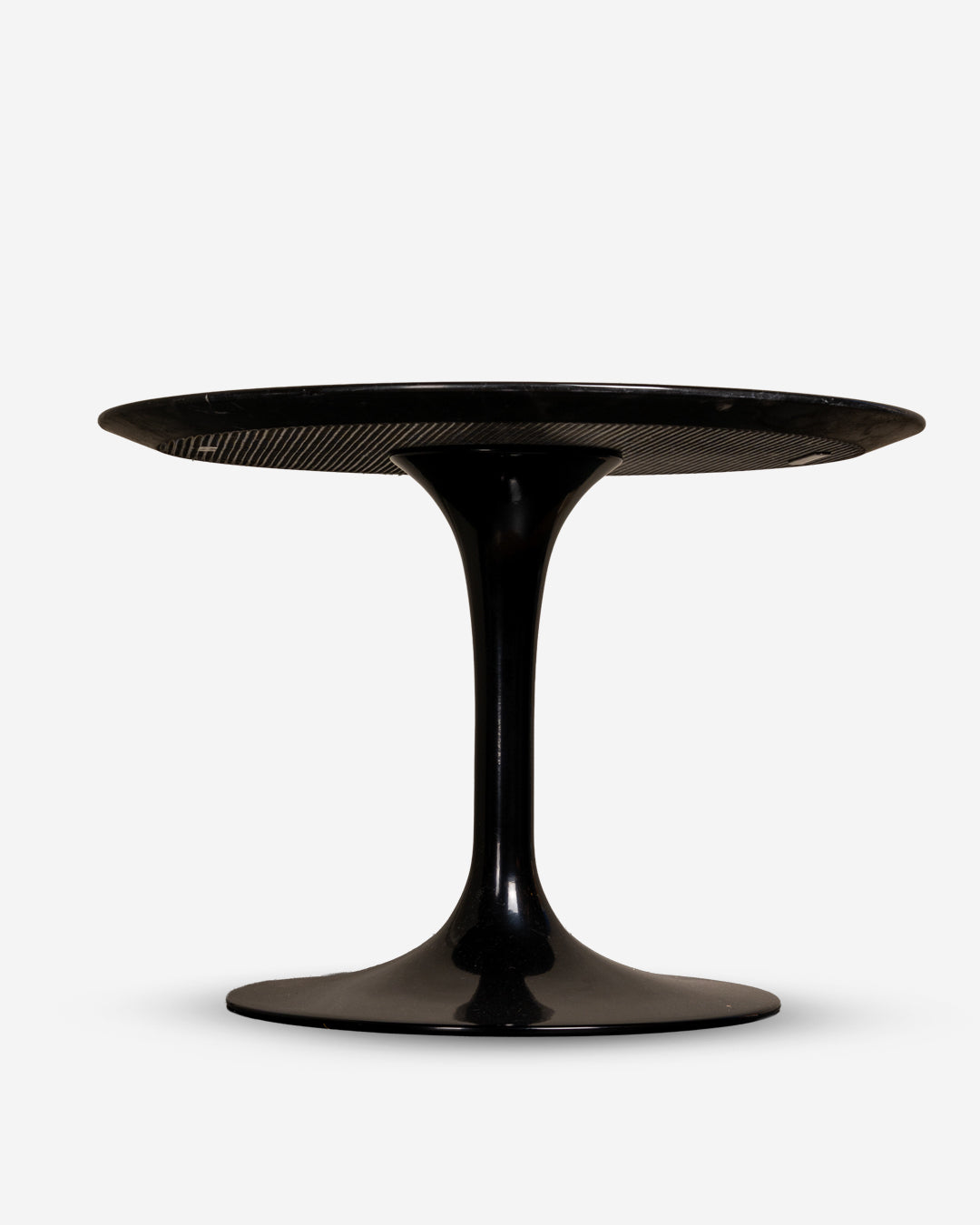 Knoll Tulip Coffee Table with Black Marquinia Base