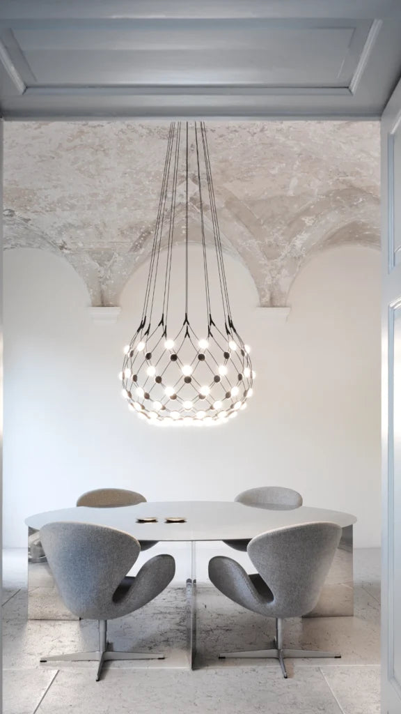 Lampada a sospensione Modello Mesh-Luce Plan