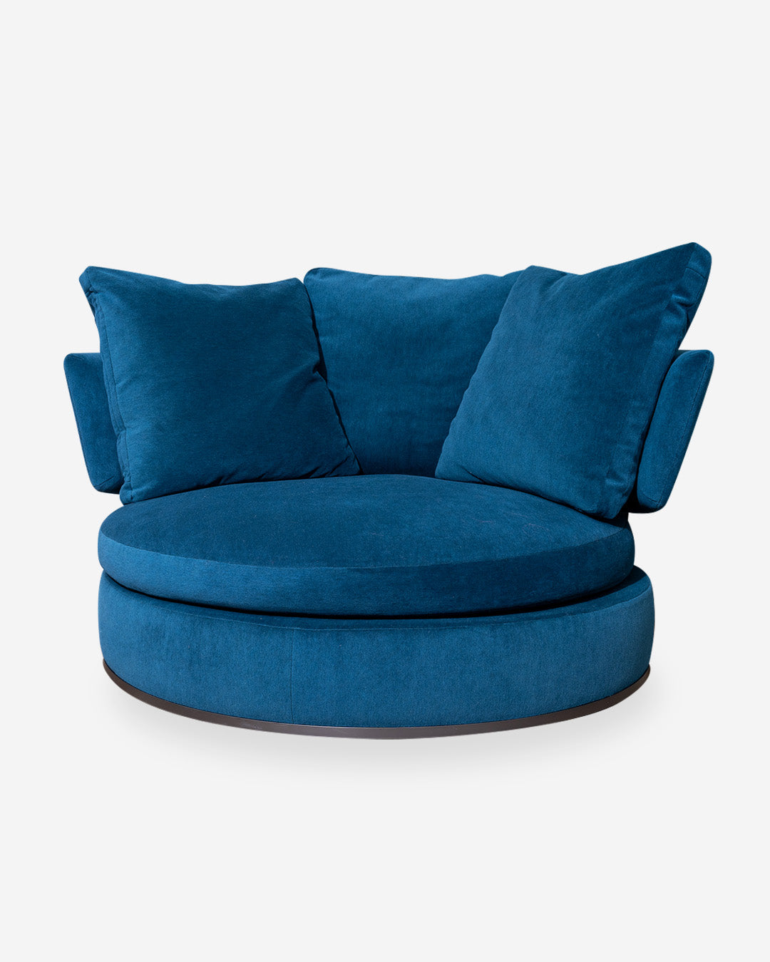 Swivel fabric sofa model Amoenus-Maxalto