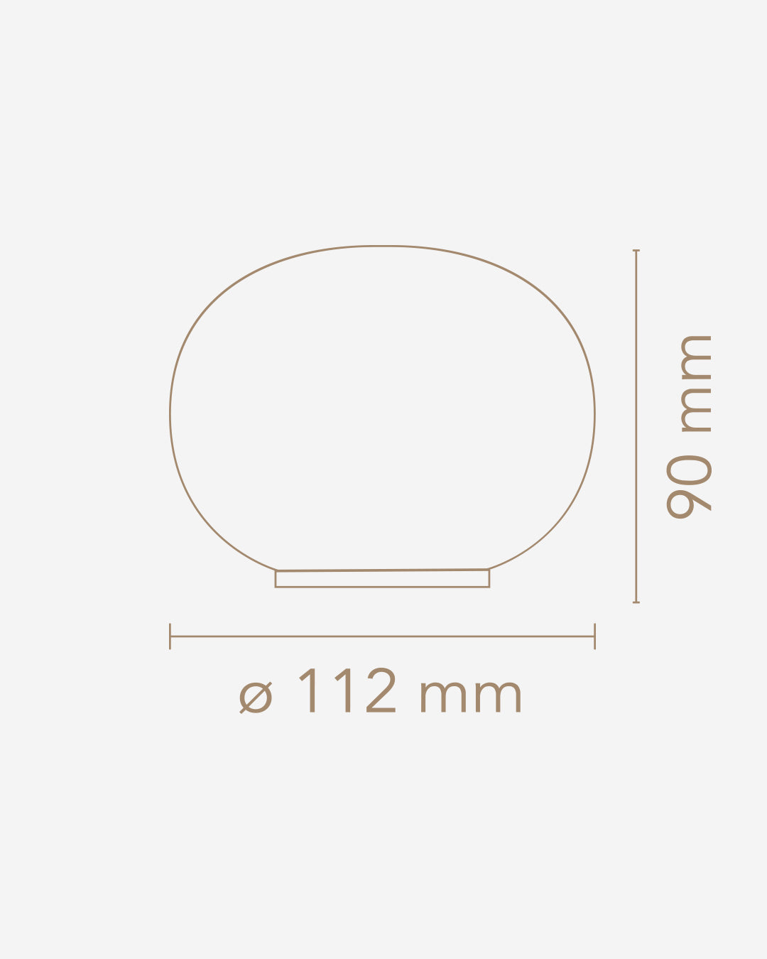 Mini Glo -Ball Table Lamp by Flos