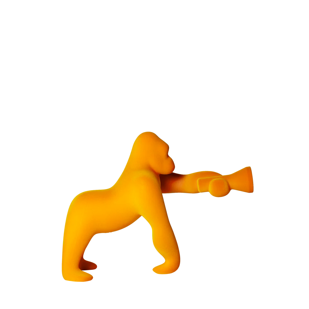 Kong XS Velvet Finish-Dark Gold-QEEBOO