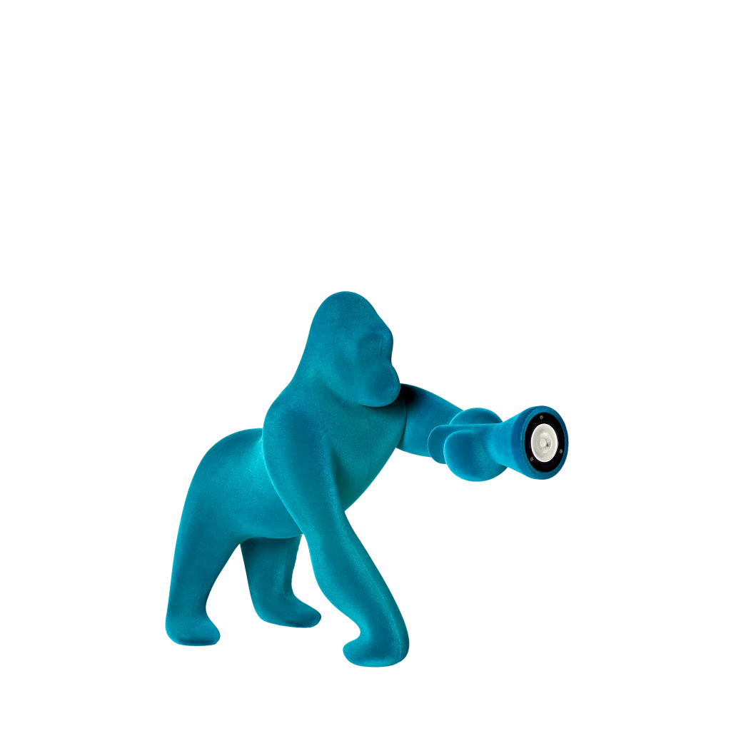 Kong XS Velvet Finish - Light Blue-QEEBOO