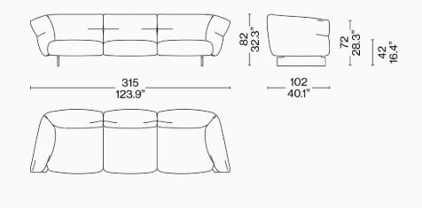 Divano Moncloud-Cassina