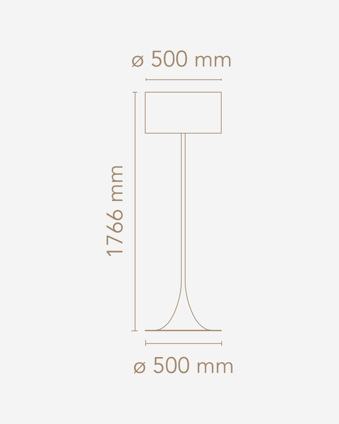 Lampada da terra - modello Spun Light Floor - Flos
