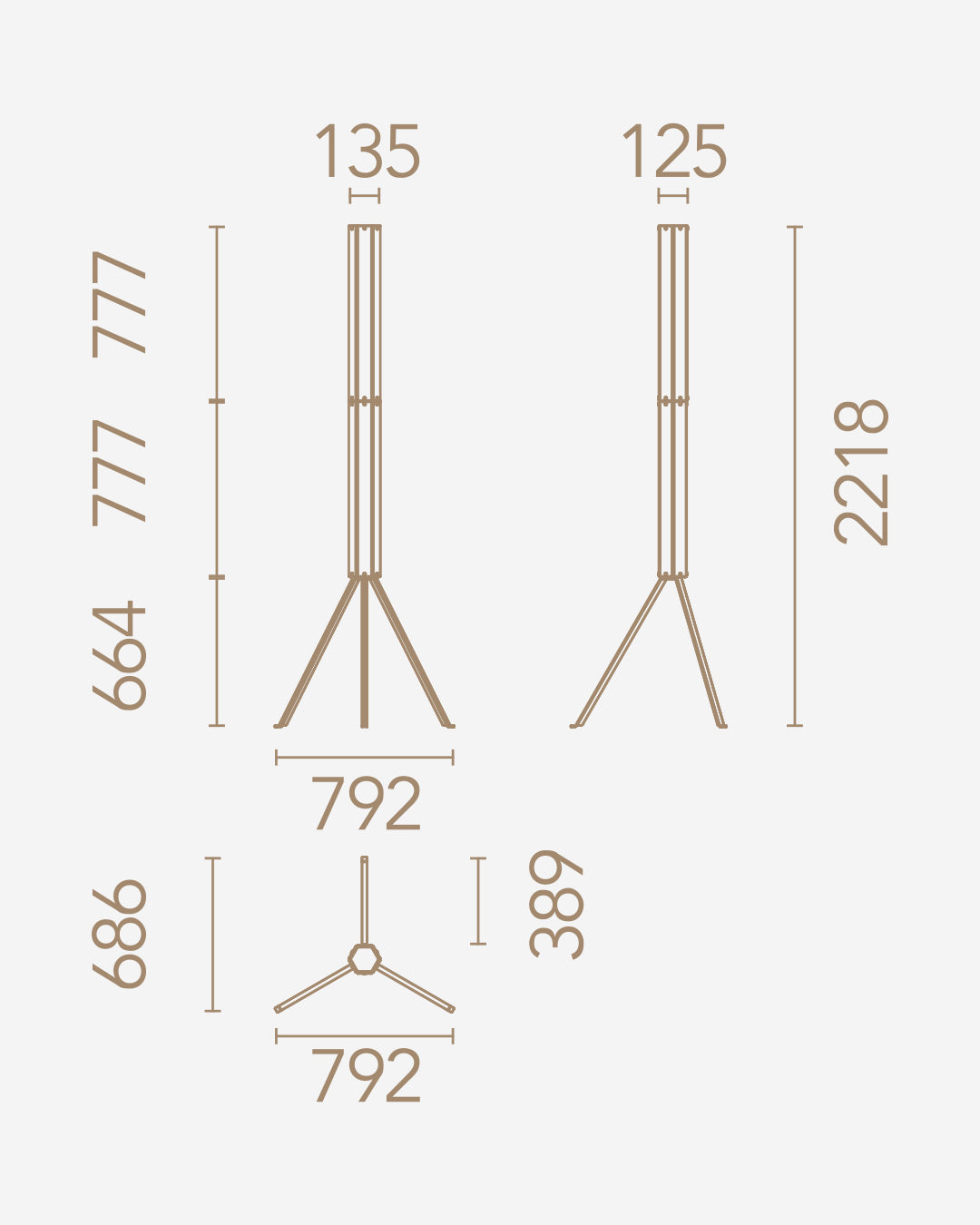 Lampada da terra - modello SuperWire - Flos
