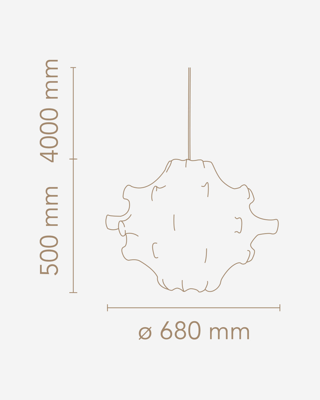 Lampada Sospensione Modello Taraxacum 1-Flos