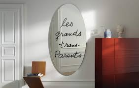 Les Grands Trans‑Parents-Cassina Elliptical Wall Mirror