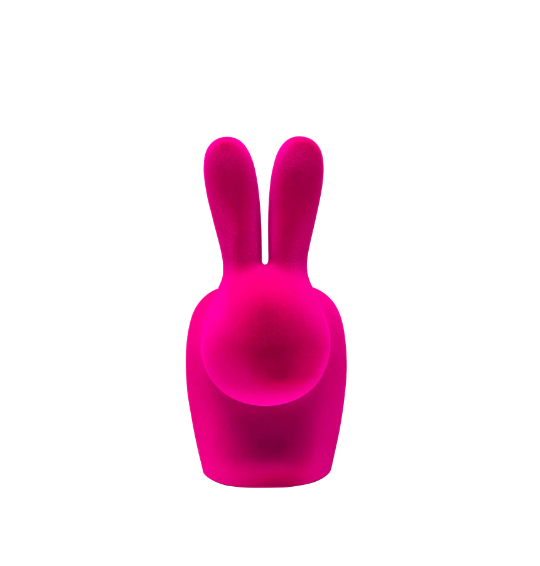 Fermaporta / reggilibri  modello Rabbit XS Velvet Fuxia -QEEBOO