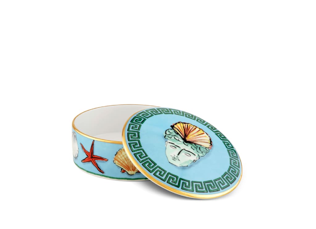 SCATOLA PORTAOGGETTI BLU Il viaggio di Nettuno-Ginori